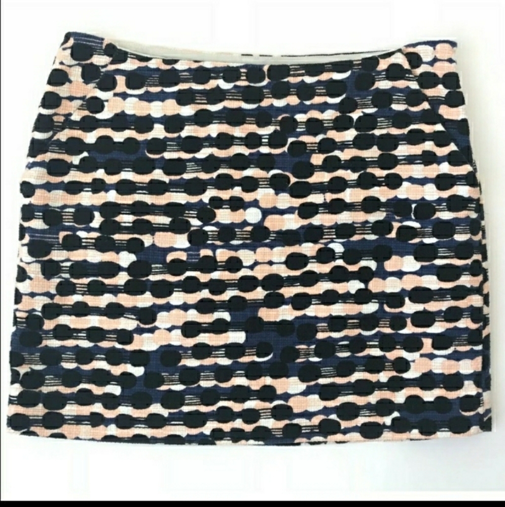 Diane Von Furstenburg geometric mini skirt